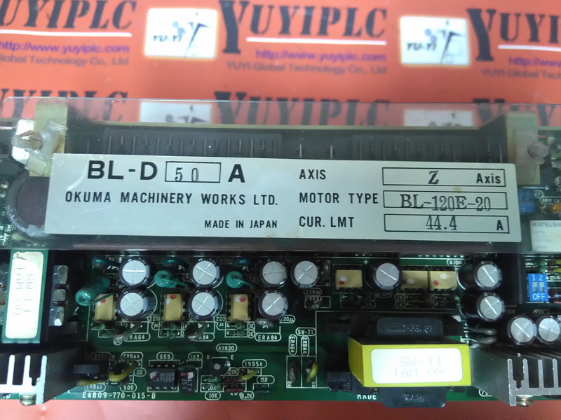 OKUMA SERVO DRIVER BL-D 50A/TYPE BL-120E-20/Z AXIS - PLC DCS